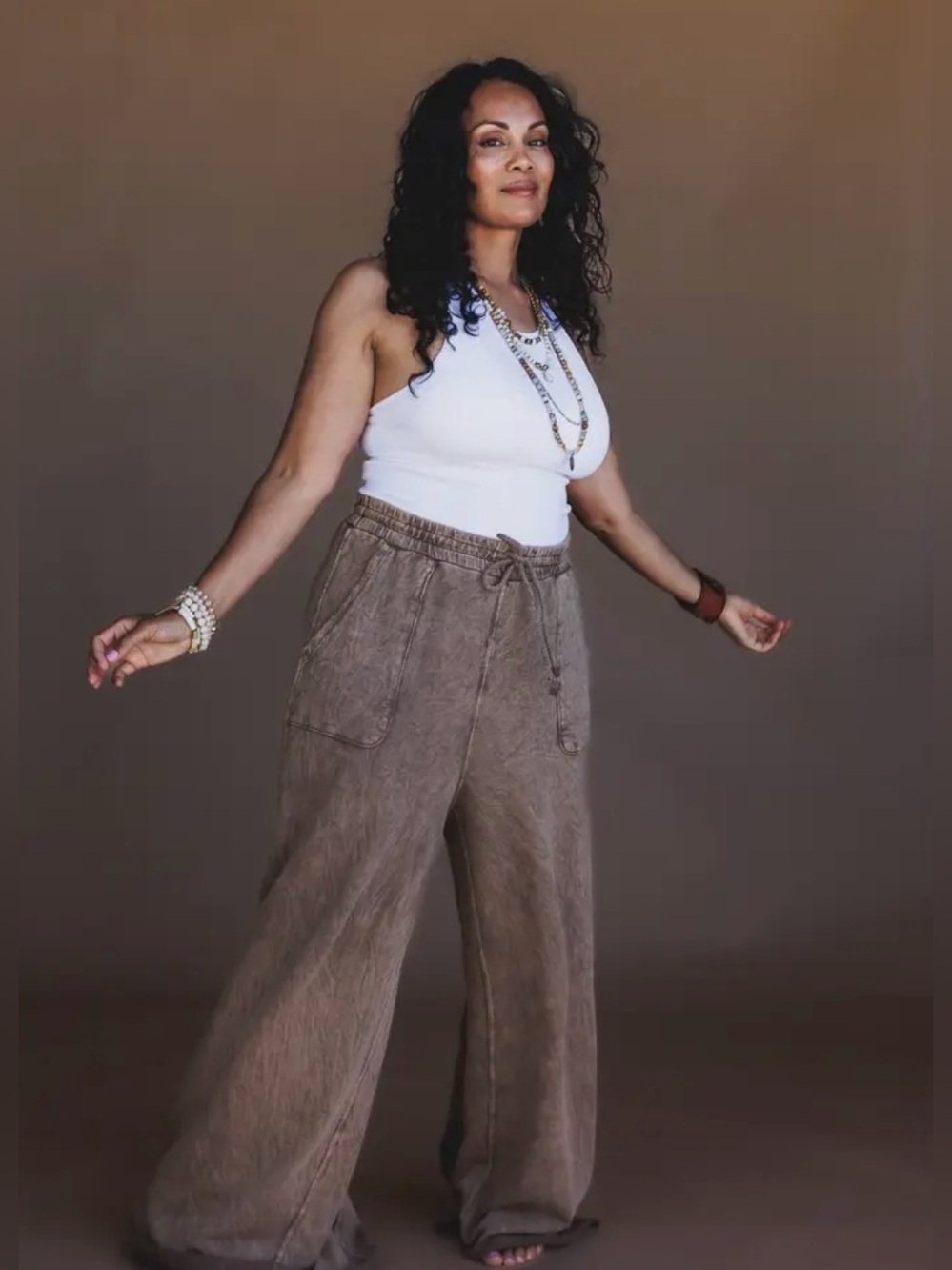 Three Bird Nest Relaxing Robin Wide Leg